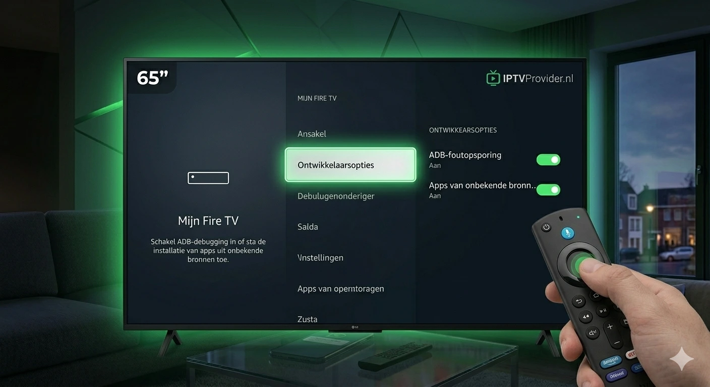 Amazon Firestick instellingen openen voor ontwikkelaarsopties