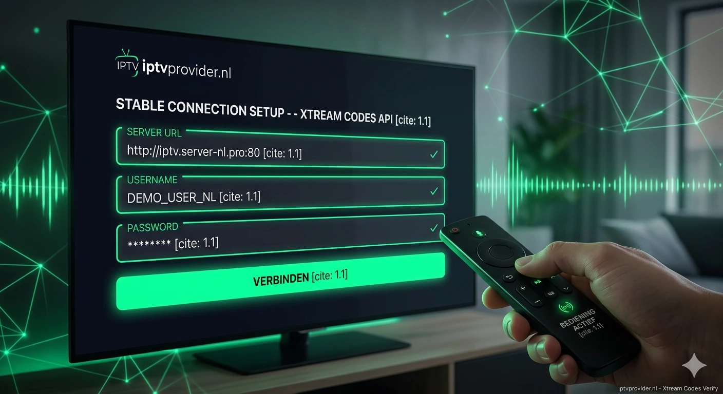 IPTV Smarters Pro Xtream Codes API inloggen en dashboard