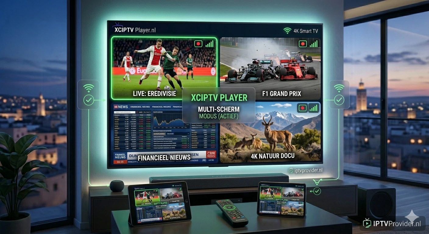 XCIPTV Player installatie multi-screen en catch-up functies
