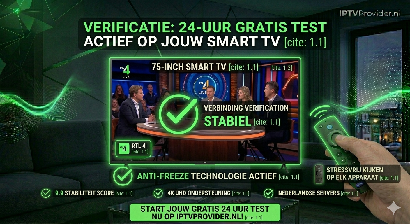 IPTV op Smart TV stabiliteit en anti-freeze banner